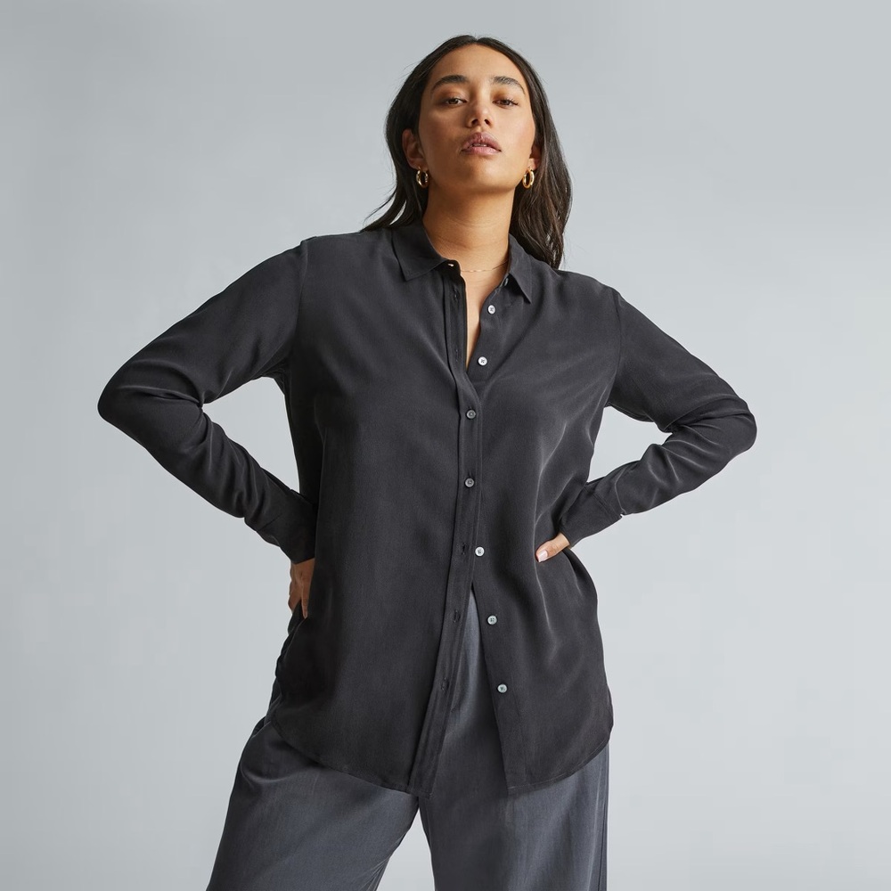 Everlane Clean Silk Relaxed Shirt